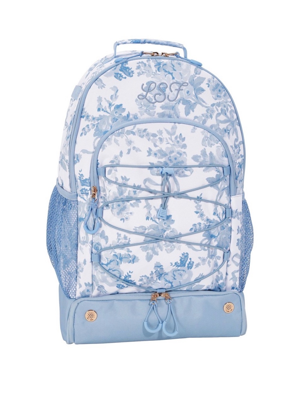 Gear-Up LoveShackFancy Garden Party Recycled Backpack pottery barn teen blue
